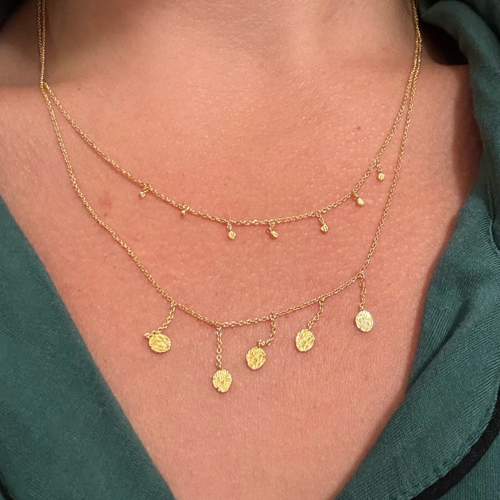 Gorjana two layer necklace NWT